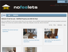 Tablet Screenshot of nofeelets.com
